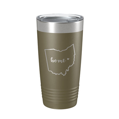 Ohio Tumbler Home State Travel Mug Insulated Laser Engraved Map Coffee Cup 20 oz-21