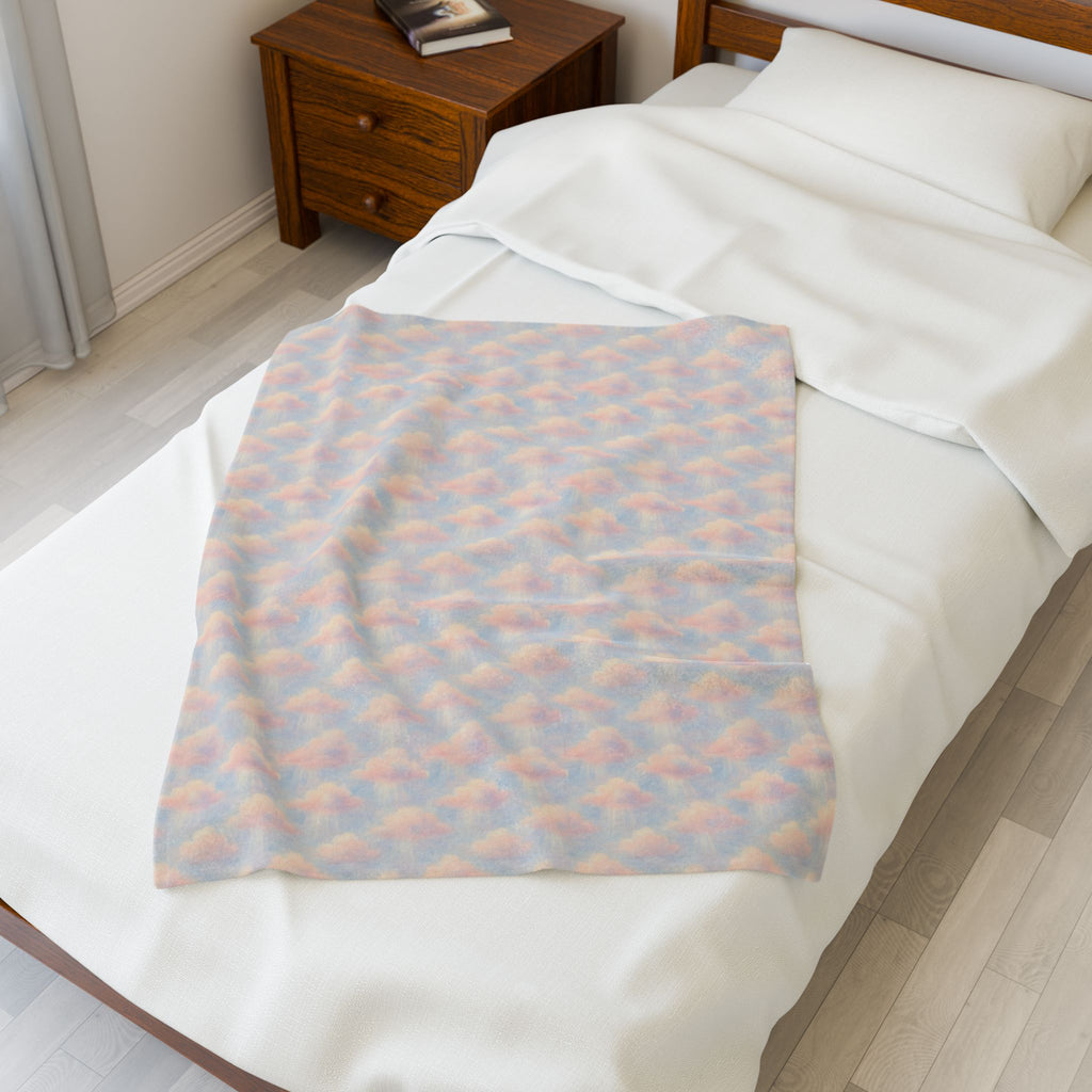 Cozy Velveteen Plush Blanket - Soft Throw for Home Decor, Gift for All Occasions, Snuggle Up in Comfort
