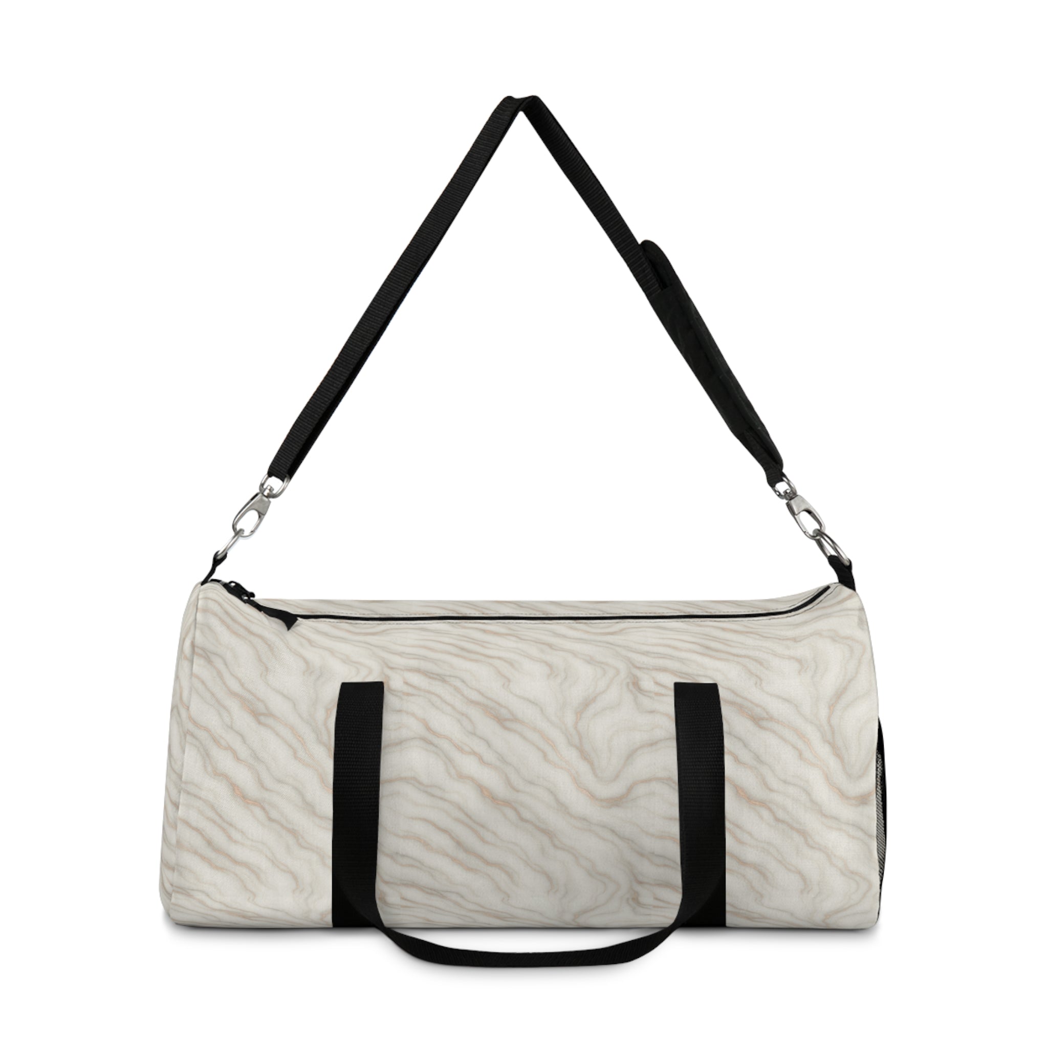 Marbled Pattern Duffel Bag | Stylish Travel Tote, Gym Bag, Weekend Getaway, Yoga Equipment, Sports Gear