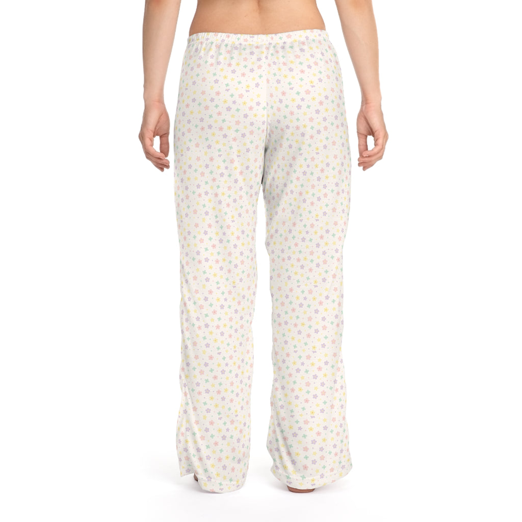 Cozy Dot-Pattern Women's Pajama Pants, Loungewear, Sleepwear, Relaxation, Gift Idea, Home Comfort