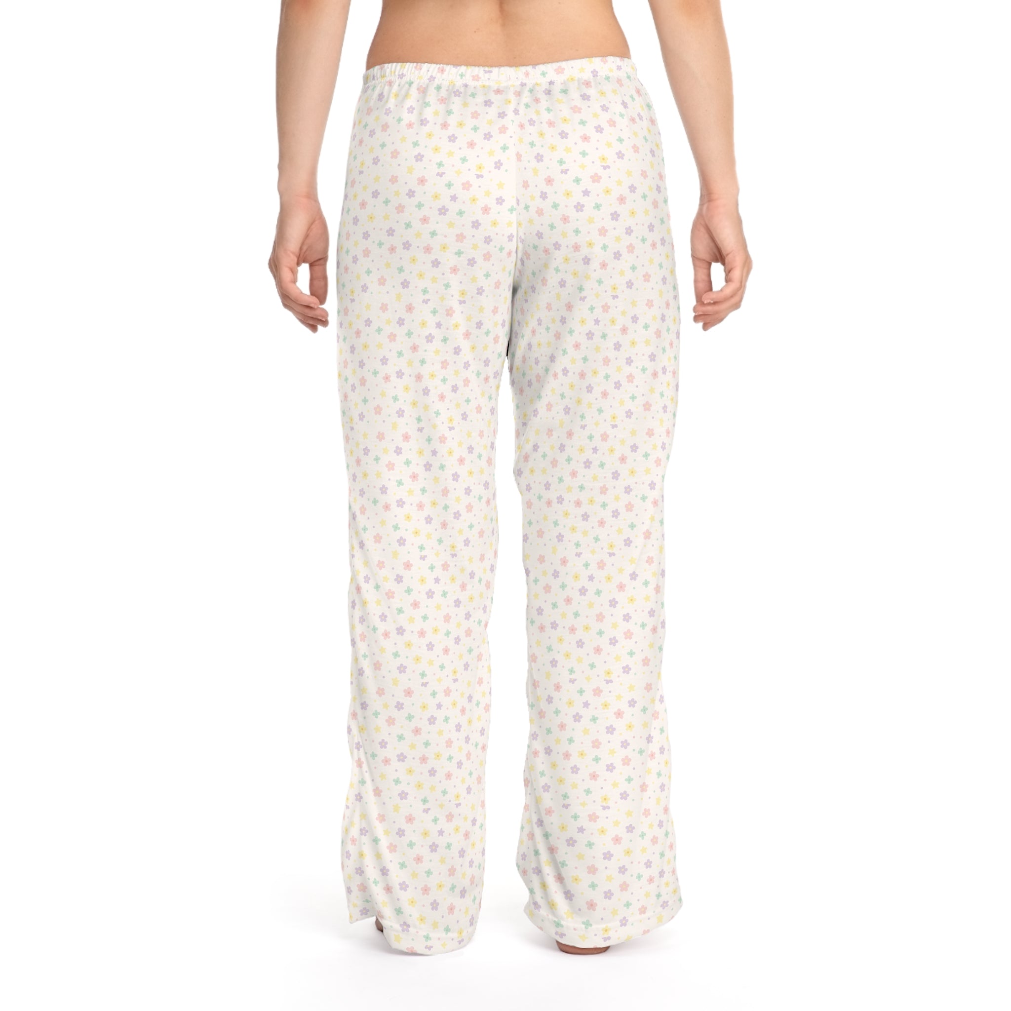 Cozy Dot-Pattern Women's Pajama Pants, Loungewear, Sleepwear, Relaxation, Gift Idea, Home Comfort
