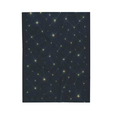 Cozy Celestial Throw Blanket, Soft Plush Blanket for Stargazers, Perfect for Home Decor, Gift for Astronomy Lovers, Night Sky Blanket
