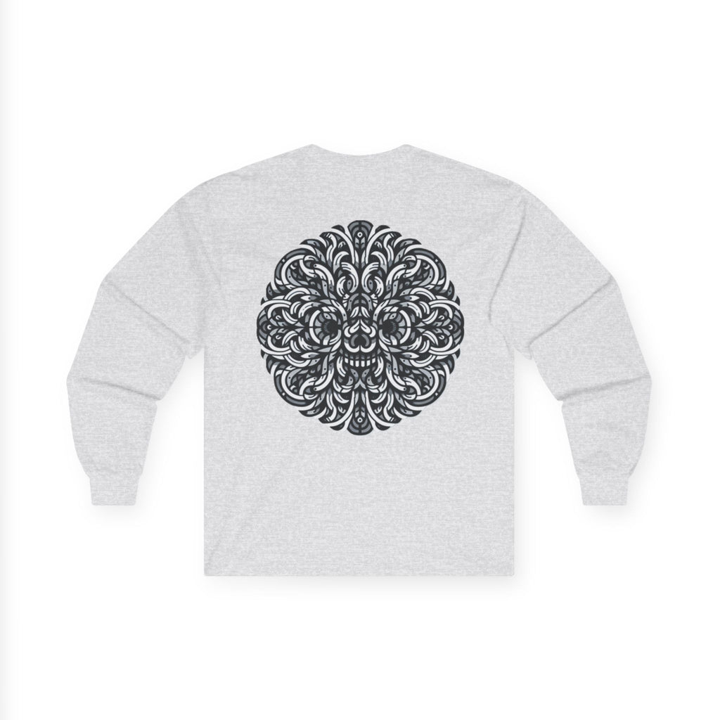 Intricate Mandala Long Sleeve Tee for Ultimate Comfort, Perfect Layering for All Seasons, Gift for Yoga Lovers, Spiritual Wear