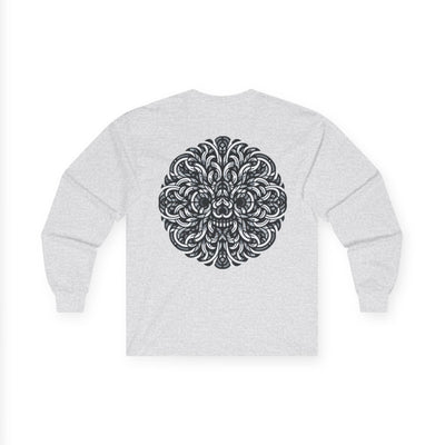 تي شيرت ماندالا معقد بأكمام طويلة لراحة فائقة، طبقات مثالية لجميع المواسم، هدية لمحبي اليوجا، ملابس روحية 