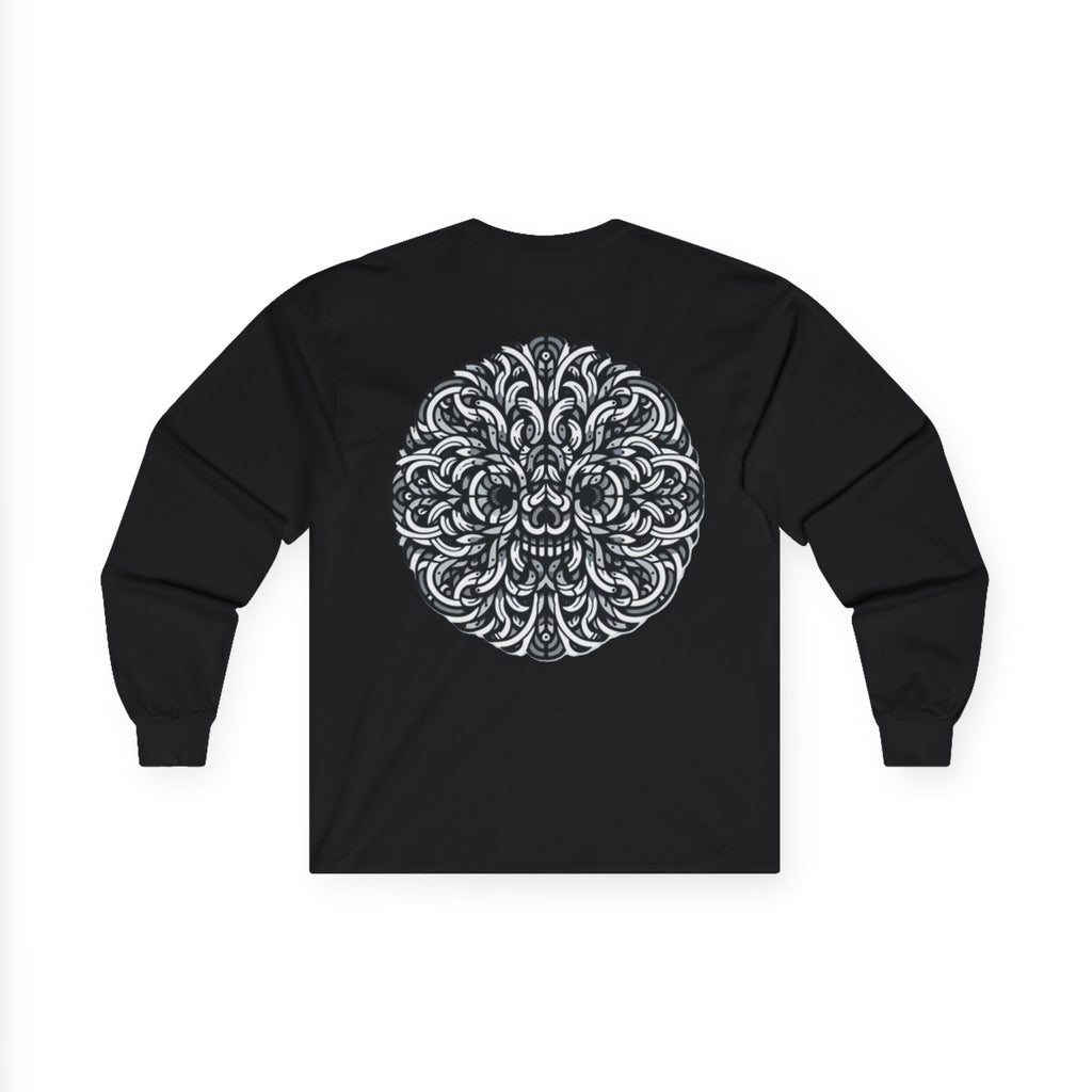 Intricate Mandala Long Sleeve Tee for Ultimate Comfort, Perfect Layering for All Seasons, Gift for Yoga Lovers, Spiritual Wear