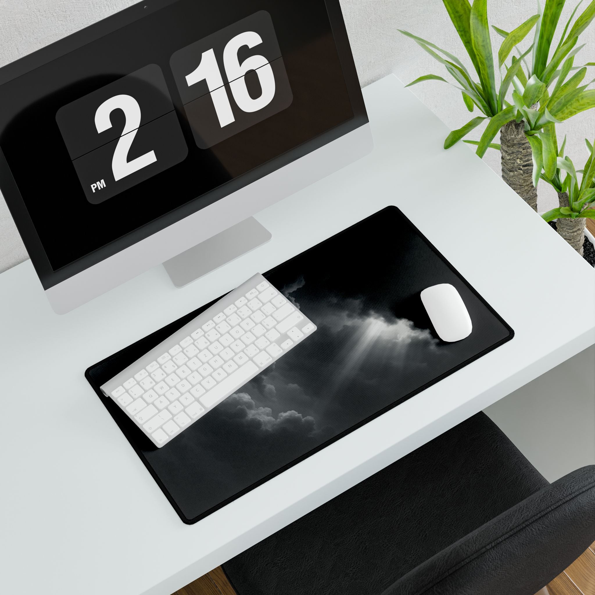 Elegant Cloud Desk Mat - Stylish Office Decor, Gaming Setup, Gift for Students and Professionals, Home Office Inclusive