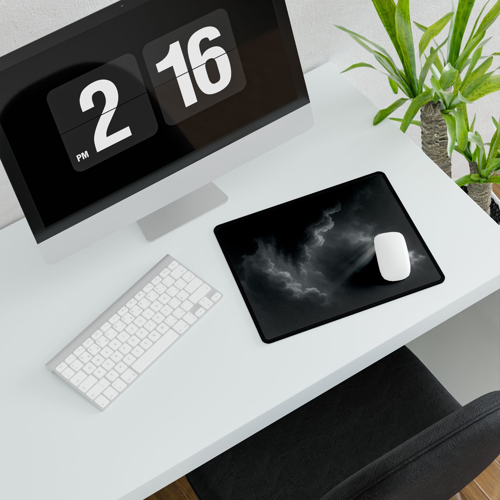 Elegant Cloud Desk Mat - Stylish Office Decor, Gaming Setup, Gift for Students and Professionals, Home Office Inclusive
