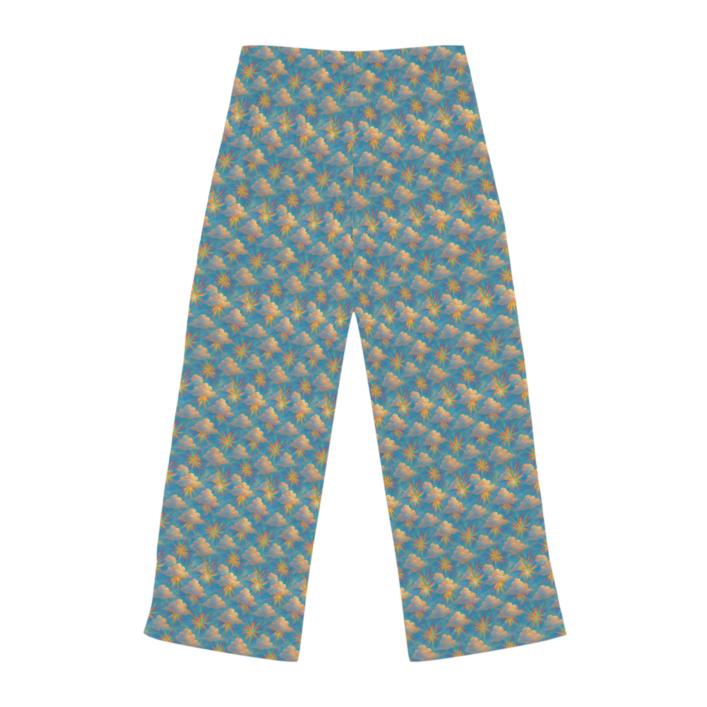 Tropical Print Women's Pajama Pants - Cozy Lounge Wear, Perfect for Relaxing, Gifts for Her, Summer Nights, Holiday Sleepwear