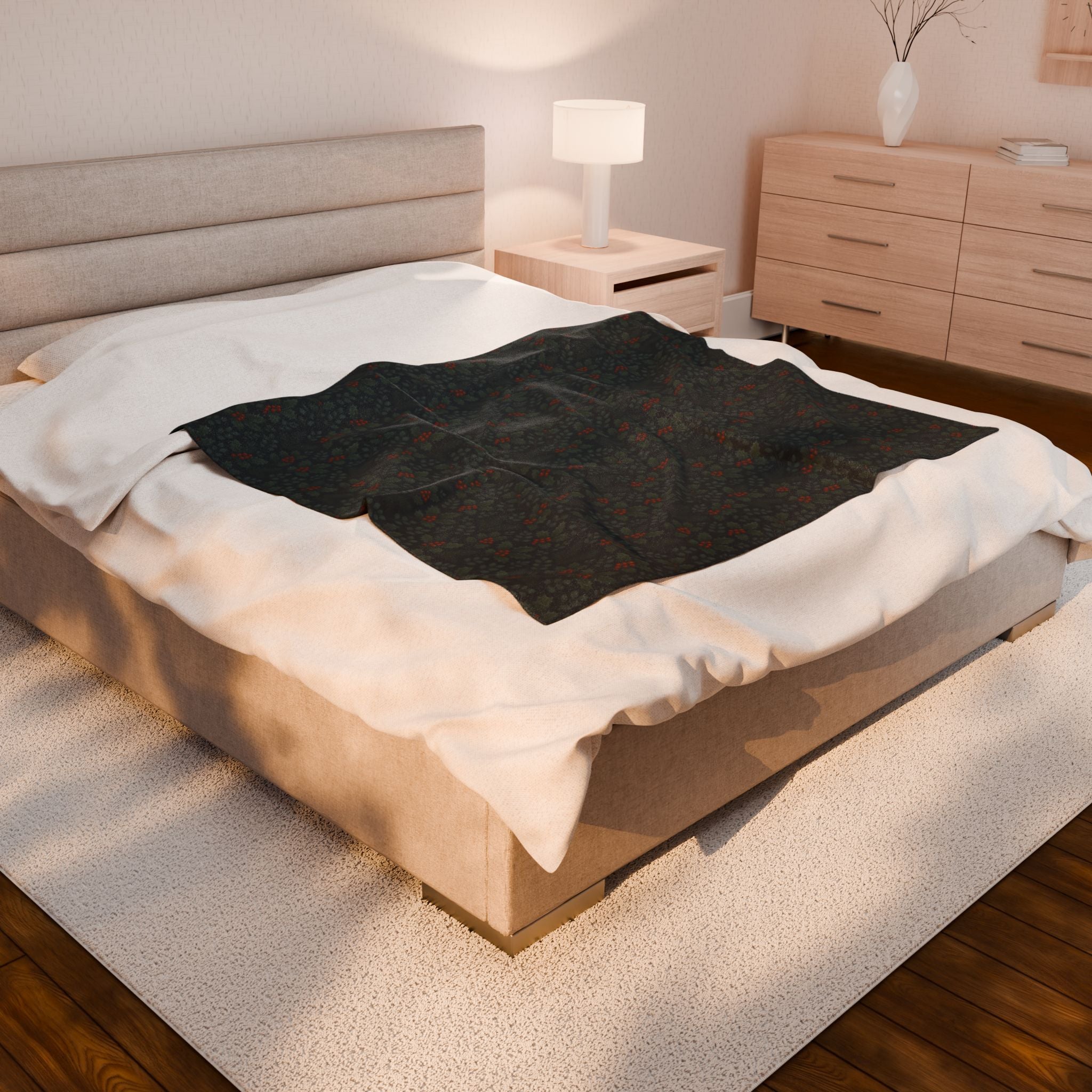 Cozy Velveteen Plush Blanket for Warmth and Comfort, Soft Throw Blanket, Perfect for Gift Giving, Home Decor, Relaxation, Winter Essentials