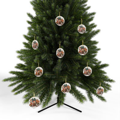 Festive Acrylic Ornaments | Christmas Decorations, Holiday Gifts, Winter Decor, Family Keepsakes, Personalized Ornaments