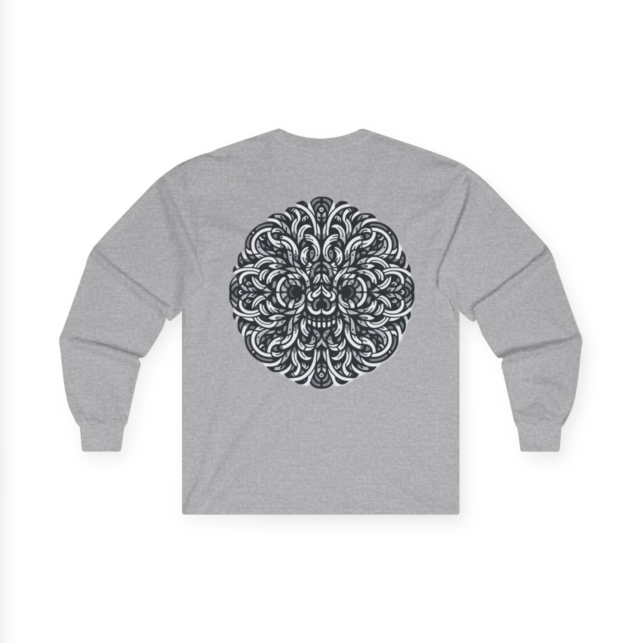 Intricate Mandala Long Sleeve Tee for Ultimate Comfort, Perfect Layering for All Seasons, Gift for Yoga Lovers, Spiritual Wear