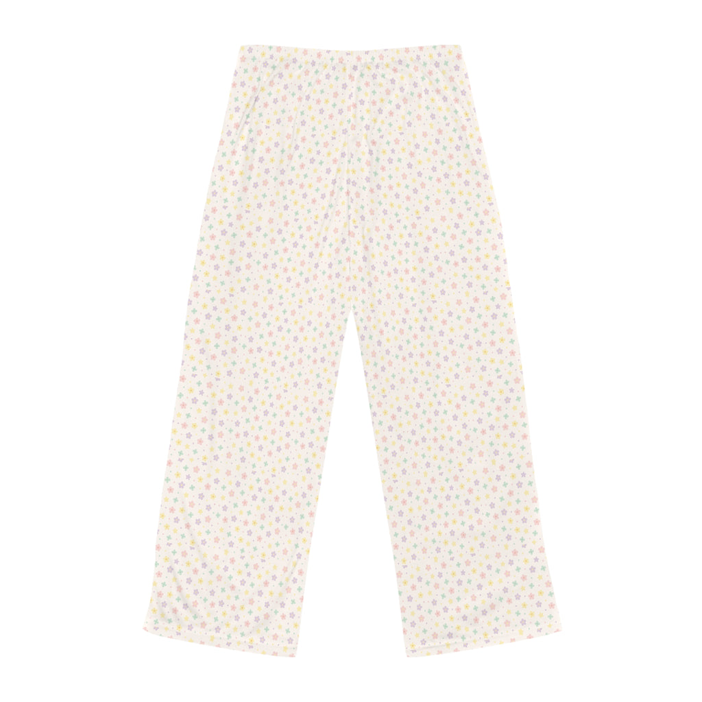 Cozy Dot-Pattern Women's Pajama Pants, Loungewear, Sleepwear, Relaxation, Gift Idea, Home Comfort