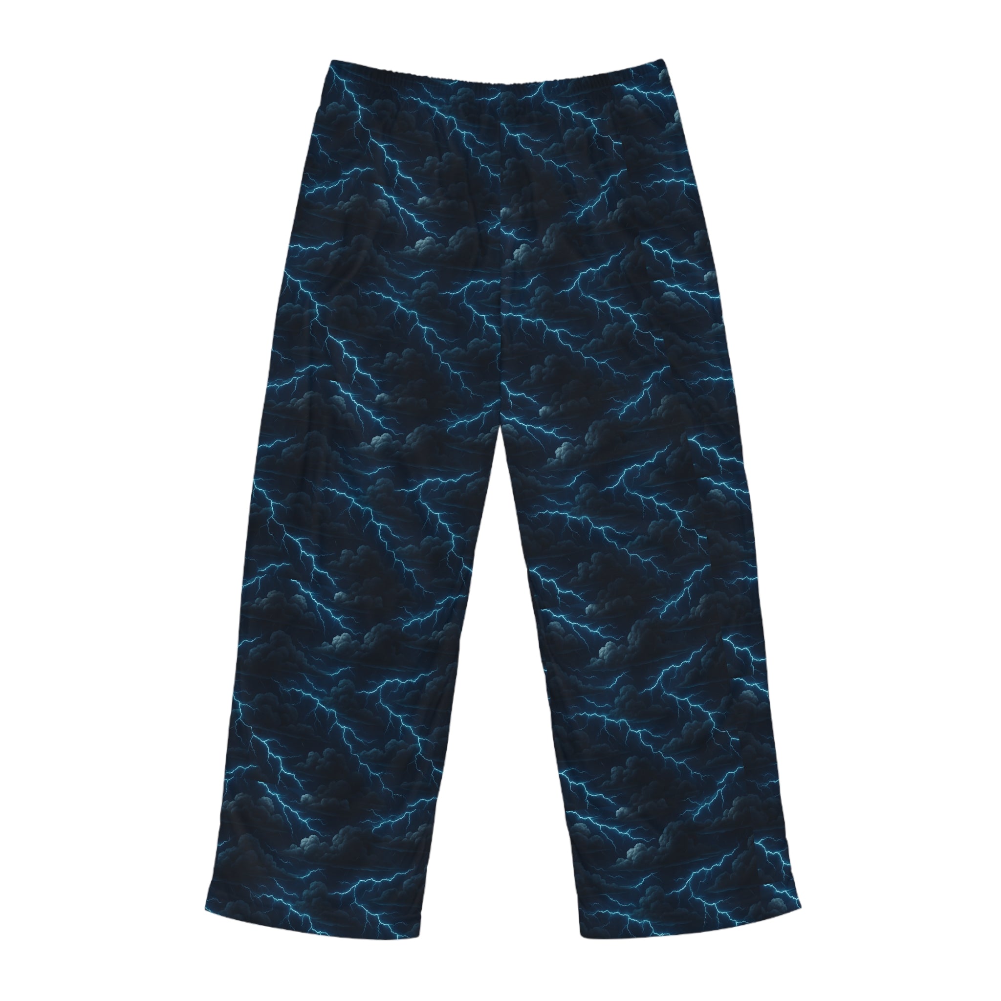 Electric Storm Men's Pajama Pants, Comfy Sleepwear, Relaxation Attire, Nightwear for Men, Cozy Gift for Him