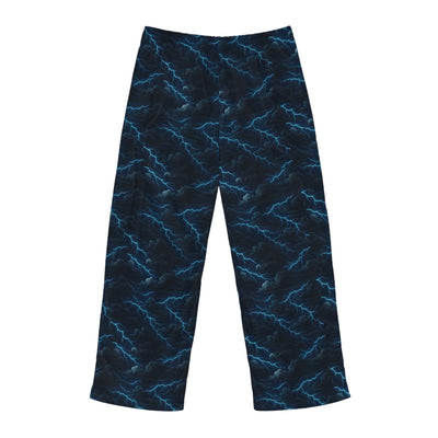 بنطلون بيجامة رجالي من Electric Storm، ملابس نوم مريحة، ملابس استرخاء، ملابس نوم للرجال، هدية مريحة له 