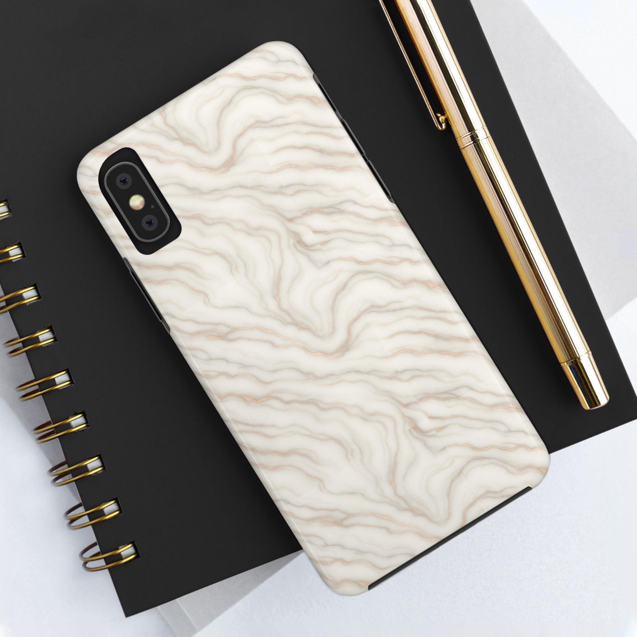 Elegant Marble Tough Phone Cases for Stylish Protection, Unique Phone Covers, Gifts for Her, Durable Cases for iPhone/Android