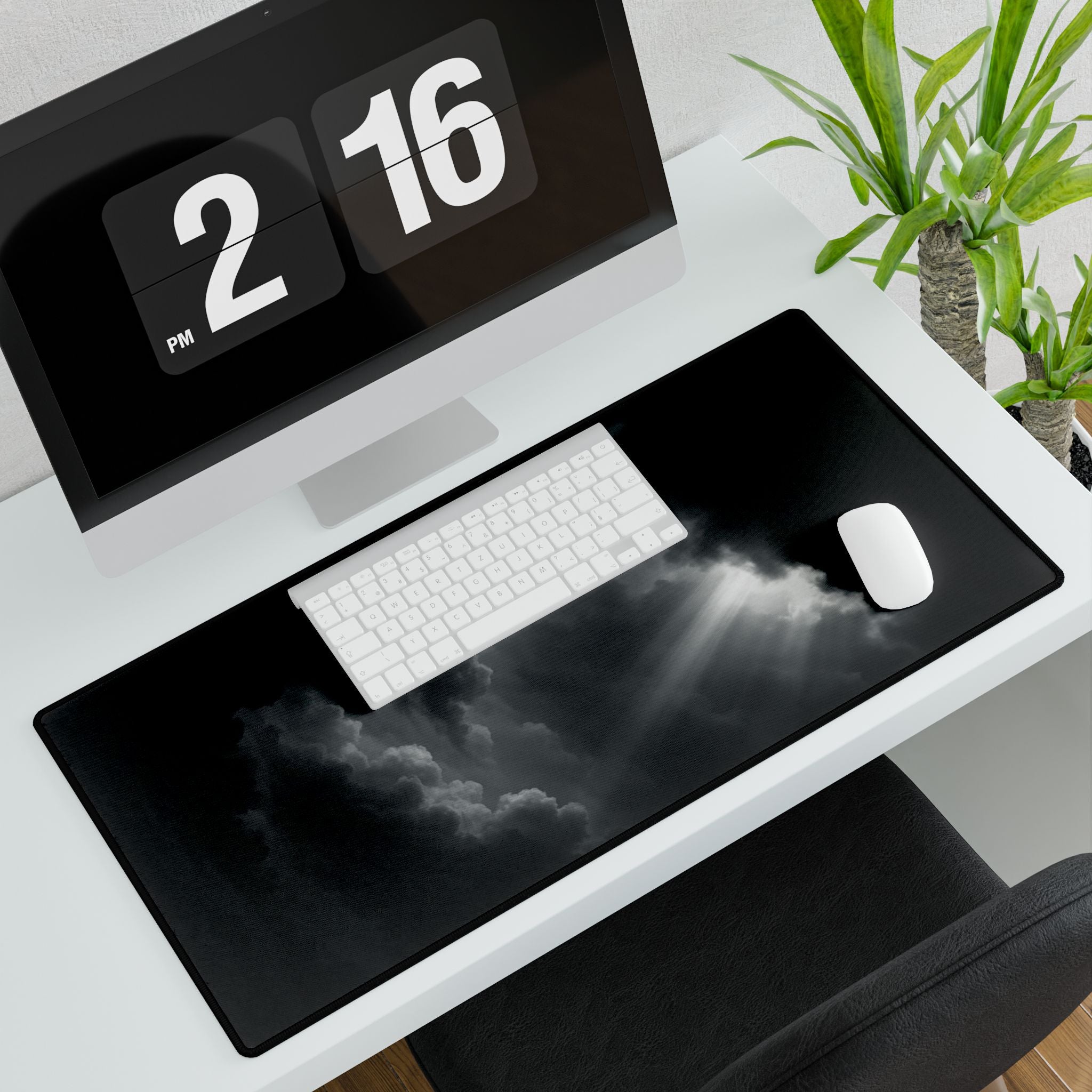 Elegant Cloud Desk Mat - Stylish Office Decor, Gaming Setup, Gift for Students and Professionals, Home Office Inclusive