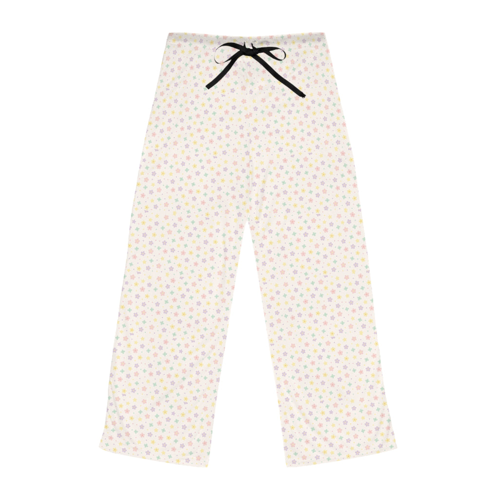 Cozy Dot-Pattern Women's Pajama Pants, Loungewear, Sleepwear, Relaxation, Gift Idea, Home Comfort