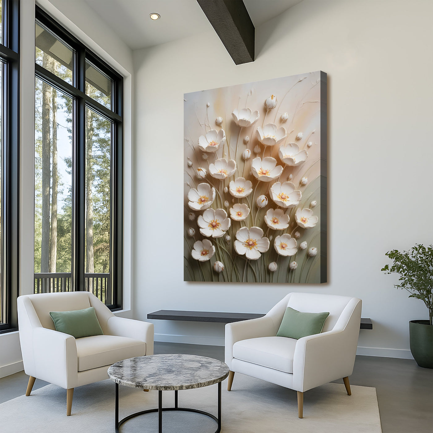 فن جداري زهري