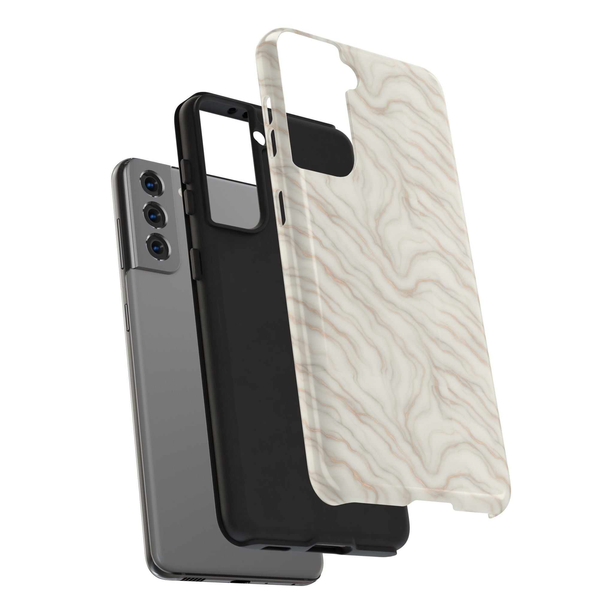 Elegant Marble Tough Phone Cases for Stylish Protection, Unique Phone Covers, Gifts for Her, Durable Cases for iPhone/Android