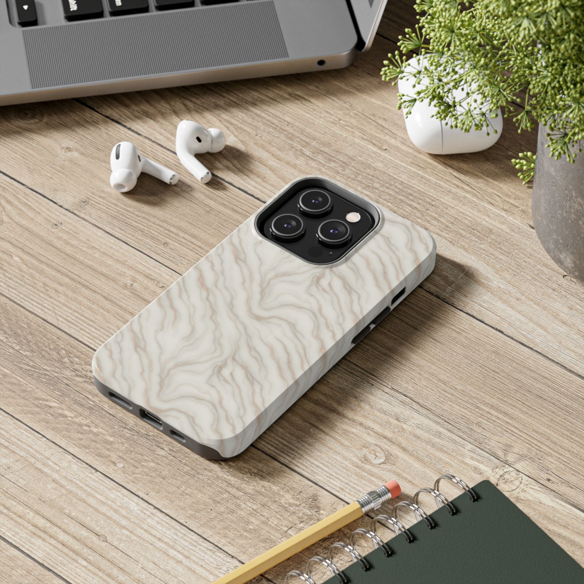 Elegant Marble Tough Phone Cases for Stylish Protection, Unique Phone Covers, Gifts for Her, Durable Cases for iPhone/Android