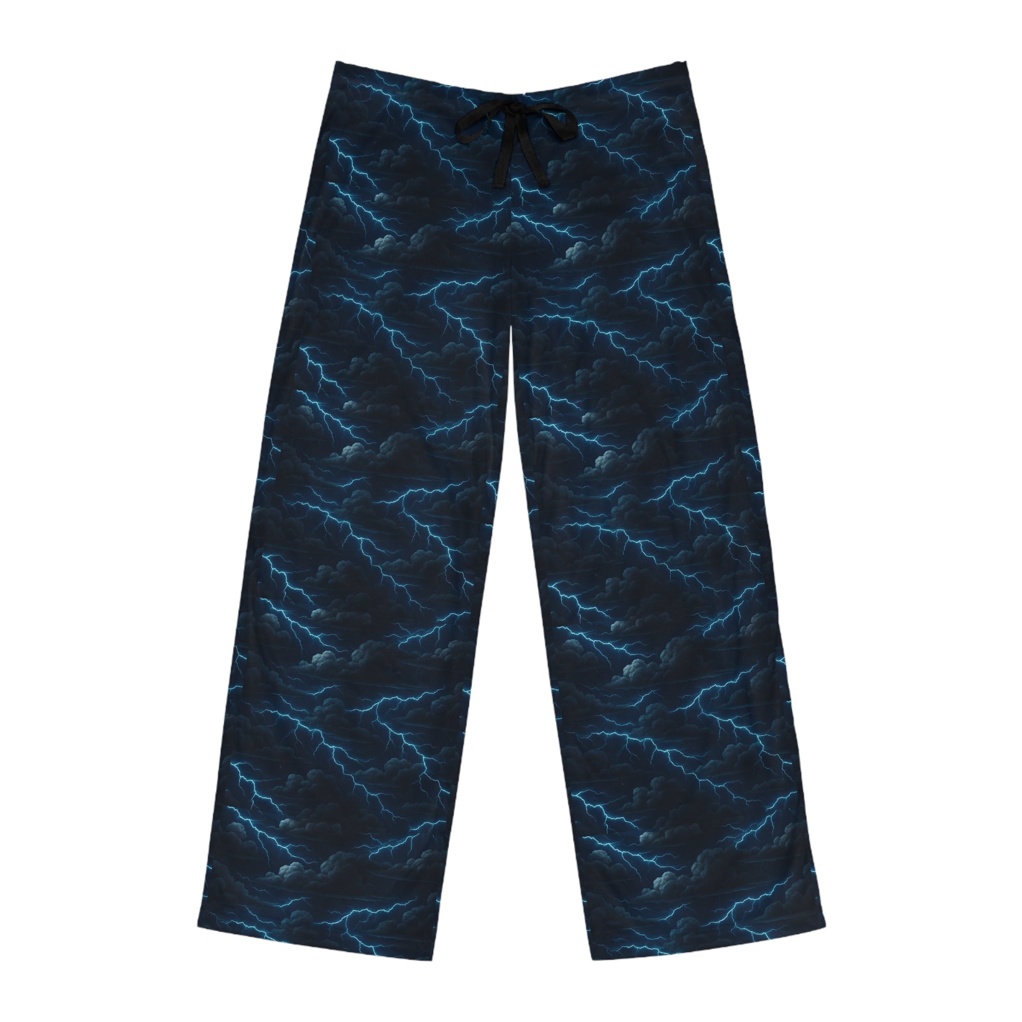 Electric Storm Men's Pajama Pants, Comfy Sleepwear, Relaxation Attire, Nightwear for Men, Cozy Gift for Him
