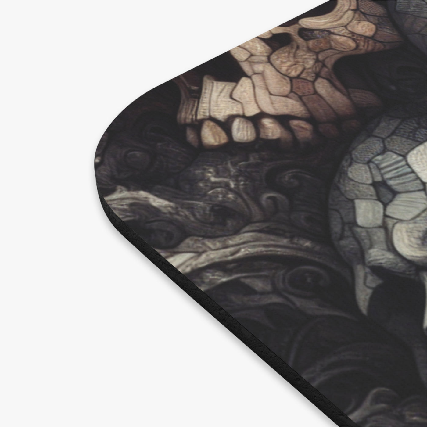 Gothic Skull Mouse Pad, Unique Desk Accessory, Computer Mat for Halloween, Halloween Decor, Office Gift, Dark Aesthetic, Gamer Gear