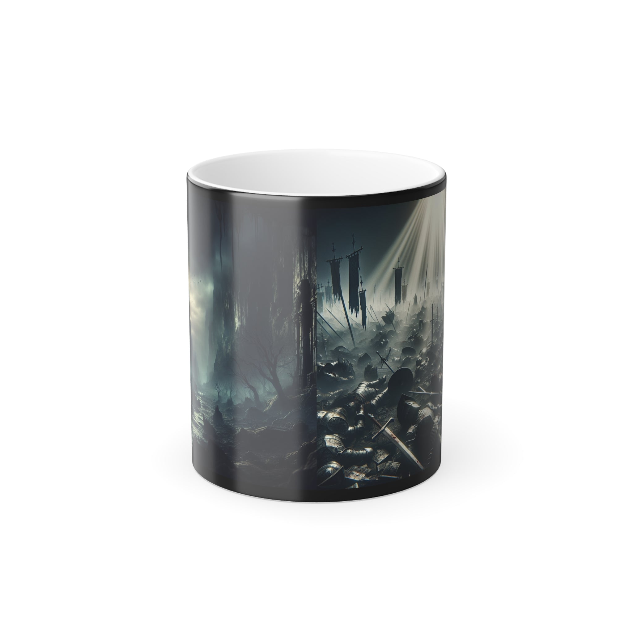 Morphing Mug - Medieval Souls Battle Castle 11oz