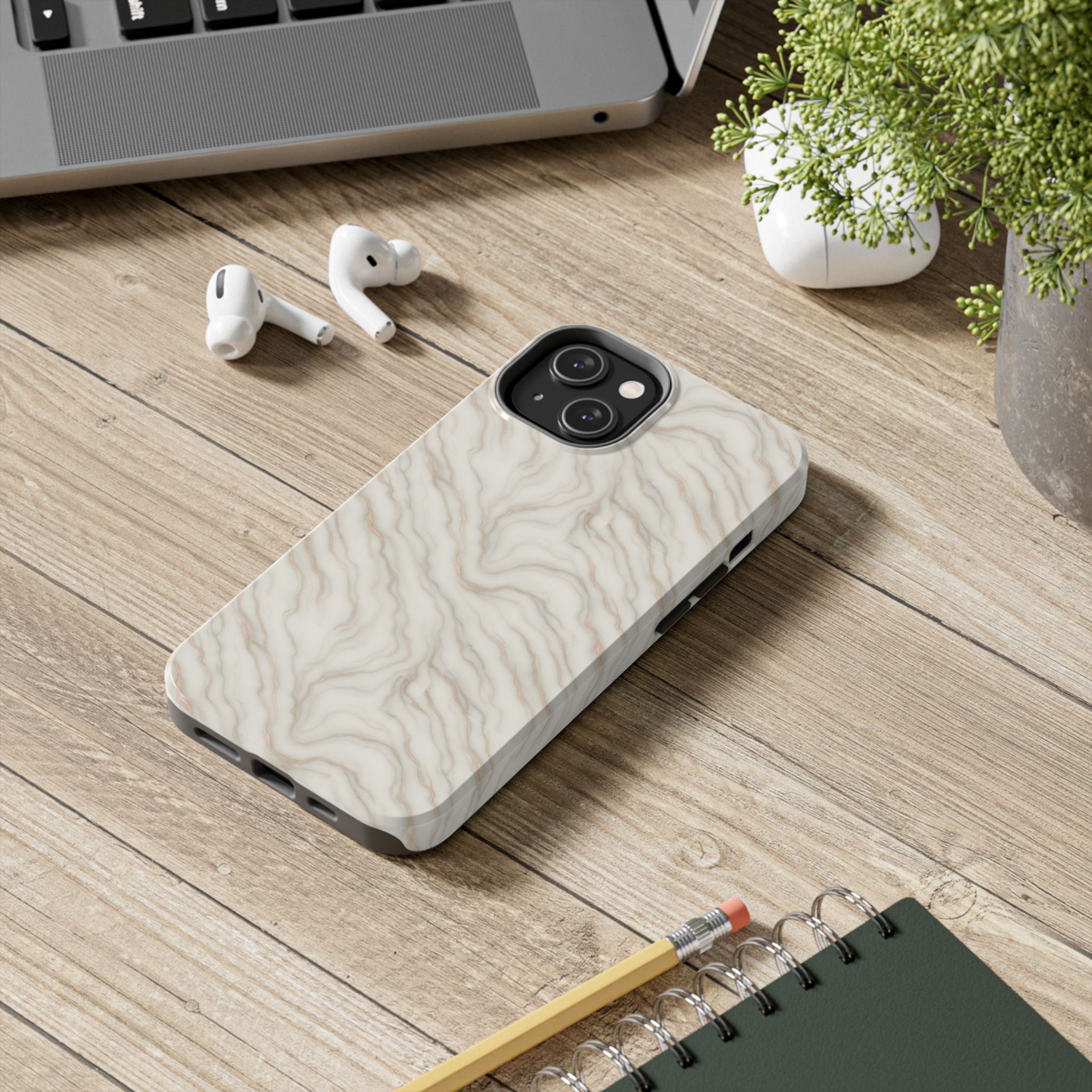 Elegant Marble Tough Phone Cases for Stylish Protection, Unique Phone Covers, Gifts for Her, Durable Cases for iPhone/Android