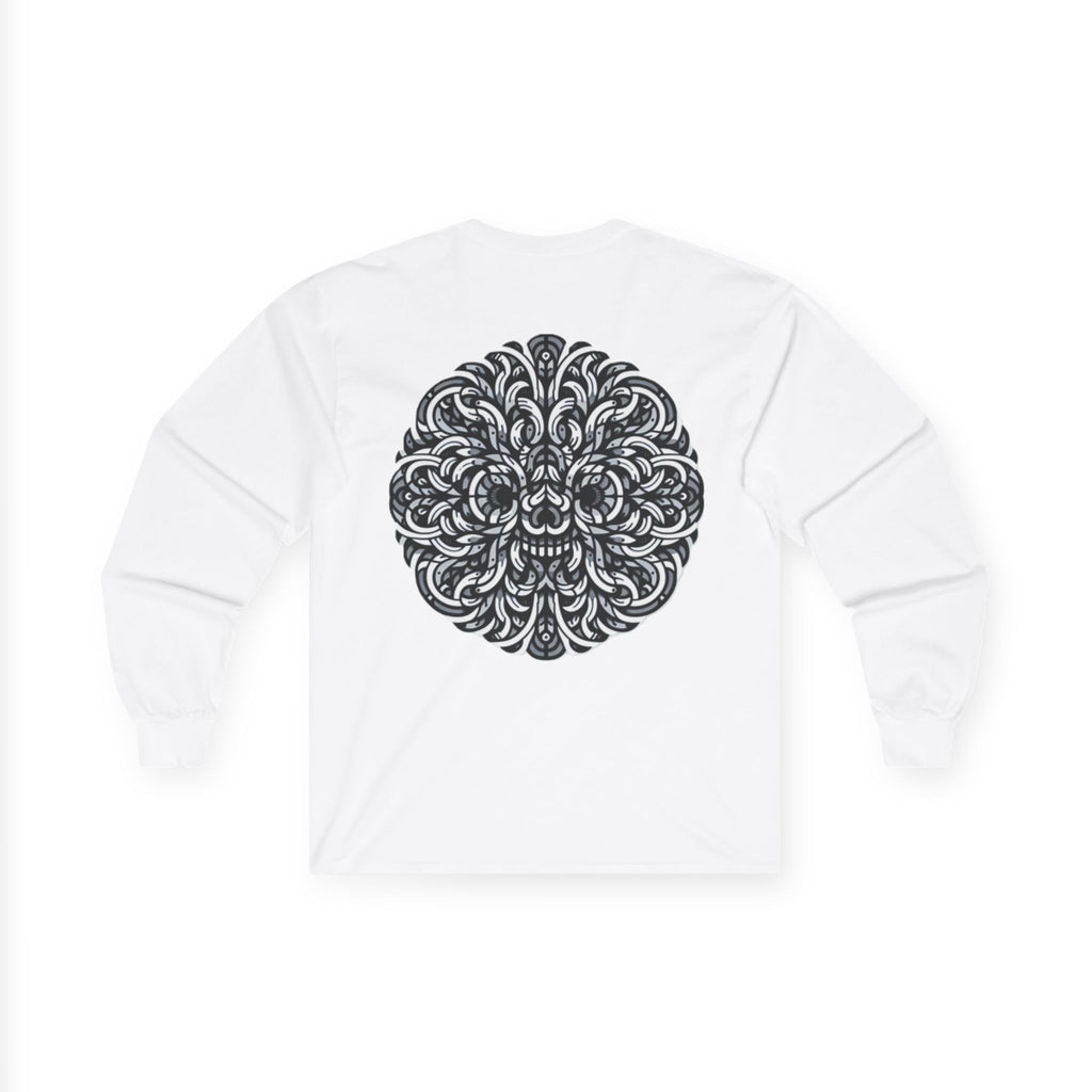 Intricate Mandala Long Sleeve Tee for Ultimate Comfort, Perfect Layering for All Seasons, Gift for Yoga Lovers, Spiritual Wear