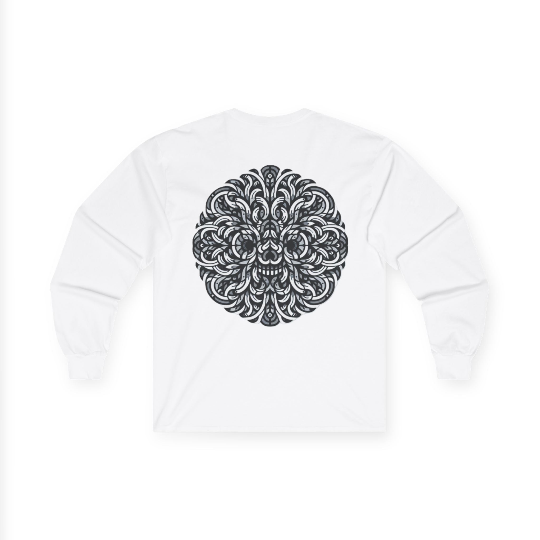 Intricate Mandala Long Sleeve Tee for Ultimate Comfort, Perfect Layering for All Seasons, Gift for Yoga Lovers, Spiritual Wear