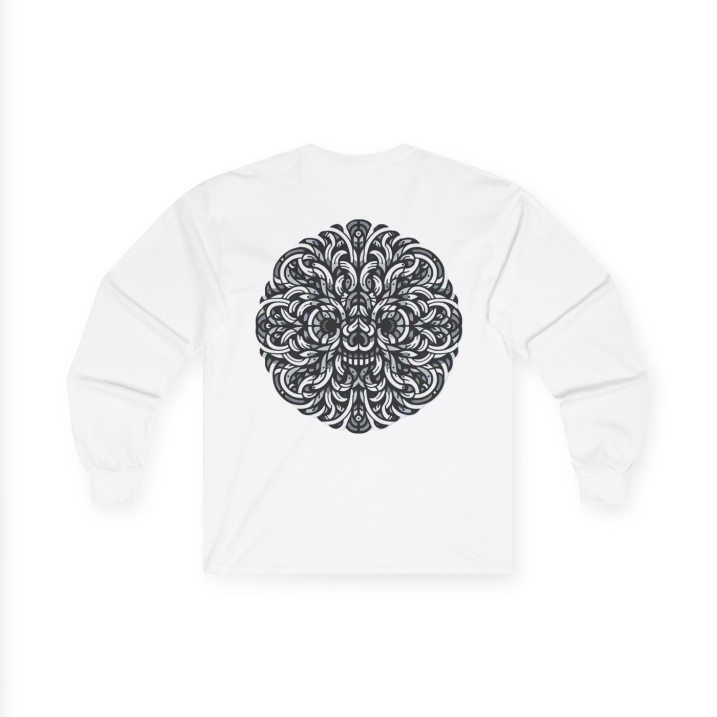 تي شيرت ماندالا معقد بأكمام طويلة لراحة فائقة، طبقات مثالية لجميع المواسم، هدية لمحبي اليوجا، ملابس روحية 