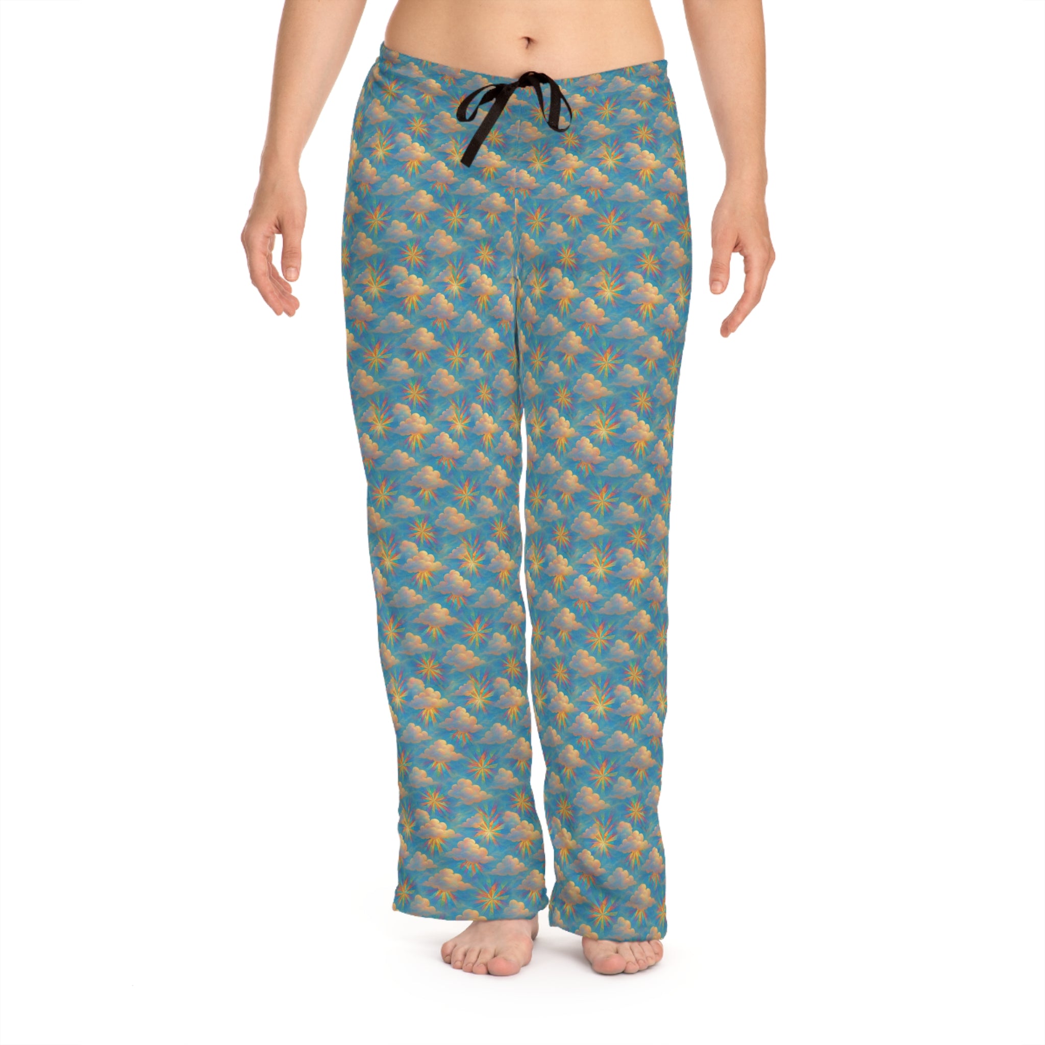 Tropical Print Women's Pajama Pants - Cozy Lounge Wear, Perfect for Relaxing, Gifts for Her, Summer Nights, Holiday Sleepwear