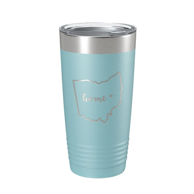 Ohio Tumbler Home State Travel Mug Insulated Laser Engraved Map Coffee Cup 20 oz-13
