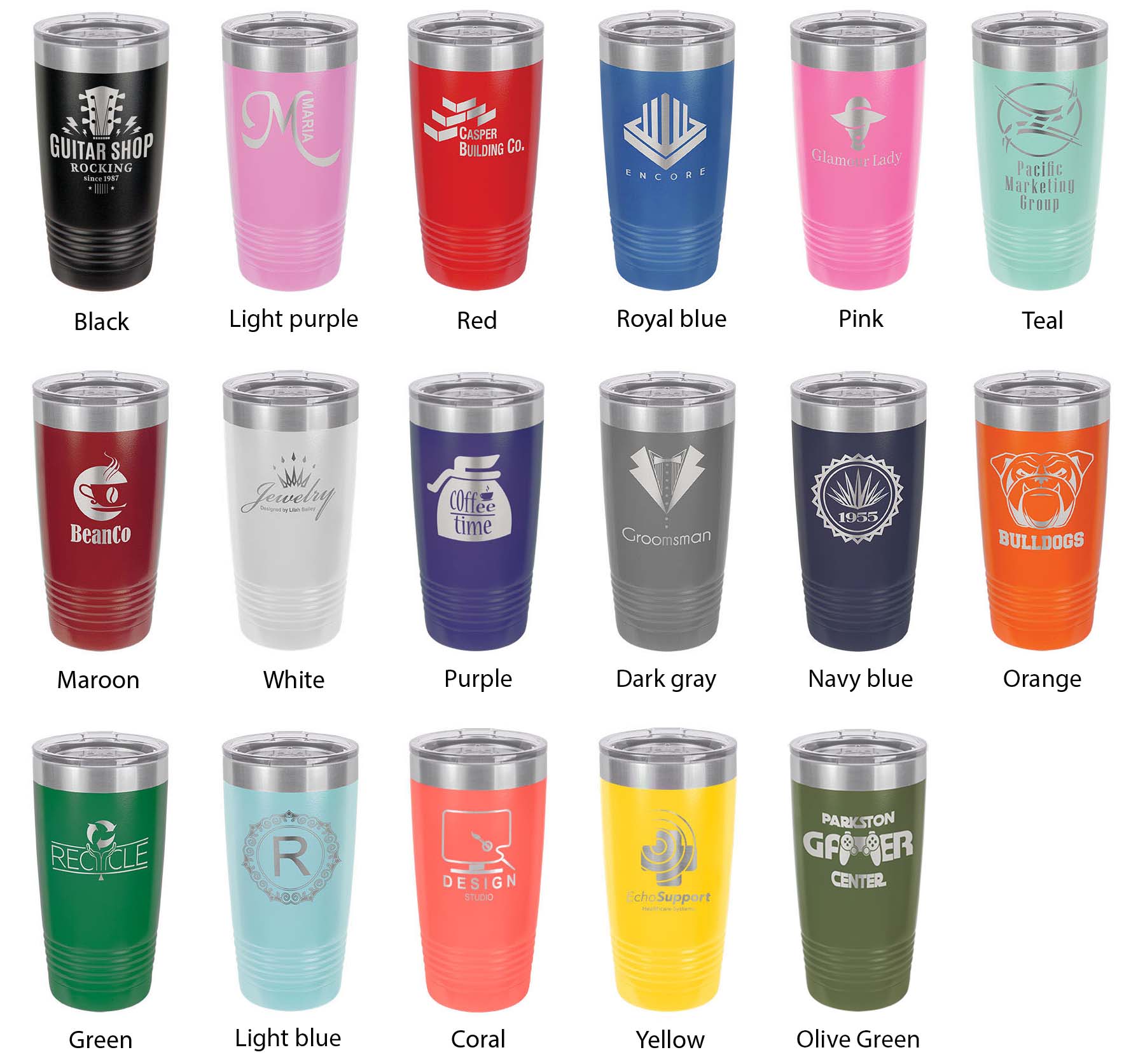 Ohio Tumbler Home State Travel Mug Insulated Laser Engraved Map Coffee Cup 20 oz-3